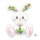 Folienballon Osterhase sitzend 38x50cm