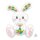 Folienballon Osterhase sitzend 38x50cm