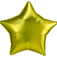Folienballon Stern Satin Luxe D43cm lemon