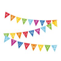 Wimpelkette Schulstart A-Z 4m