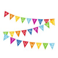 Wimpelkette Schulstart A-Z 4m