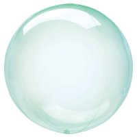 Folienballon Clearz Crystal green