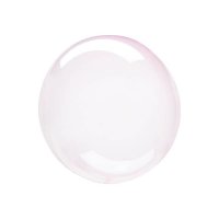 Folienballon Clearz Petite Crystal light pink