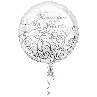 Folienballon Kommunion Ø 43 cm