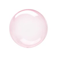 Folienballon Clearz Petite Crystal dark pink