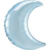 Folienballon Mondsichel D66cm pastelblau