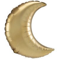 Folienballon Mondsichel D66cm gold