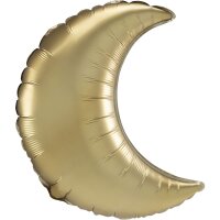 Folienballon Mondsichel D66cm gold