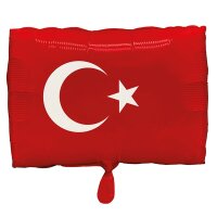 Folienballon Türkische Flagge 30x43cm