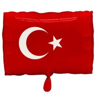 Folienballon Türkische Flagge 30x43cm