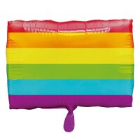 Folienballon Regenbogen Flagge 30 x 43 cm
