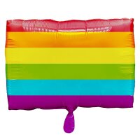 Folienballon Regenbogen Flagge 30 x 43 cm