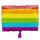 Folienballon Regenbogen Flagge 30 x 43 cm