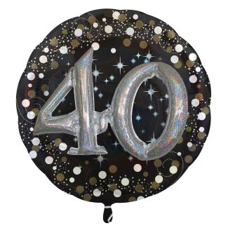 Folienballon Sparkling 40 3D