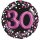 Folienballon Sparkling 30 3D pink