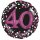 Folienballon Sparkling 40 3D pink