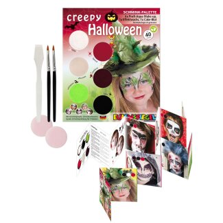 Schmink-Palette Creepy Halloween