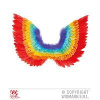 Engelsflügel Regenbogen aus Federn