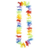 Kette Hawaii regenbogenfarben