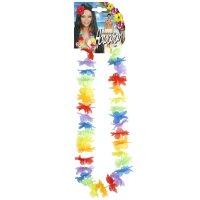 Kette Hawaii regenbogenfarben