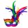 Augenmaske Regenbogen Glitzer