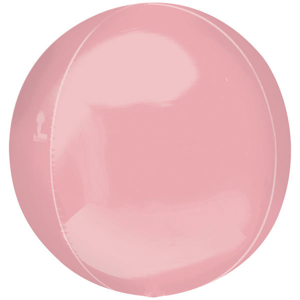 Folienballon Orbz pastellpink D38-40cm