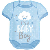 Folienballon SuperShape Baby Boy 55 x 60 cm