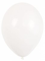 Luftballons Crystal 27,5cm weiß 10er