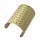 Armreif mit runden Nieten gold