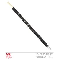 Schwarze Zigarettenspitze mit Pailletten 30 cm