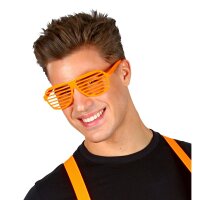Atzenbrille Neon Unisex orange