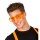Atzenbrille Neon Unisex orange