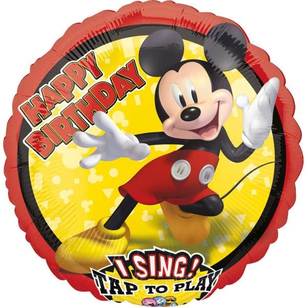 Folienballon Sing-A-Tune D71cm Mickey Maus Forever