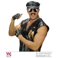 Set Biker/Rocker schwarz mit Nieten