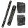 Set Biker/Rocker schwarz mit Nieten
