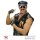 Set Biker/Rocker schwarz mit Nieten