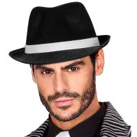 Gangsterhut schwarz