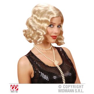 Perücke Goldene 20er Jahre blond