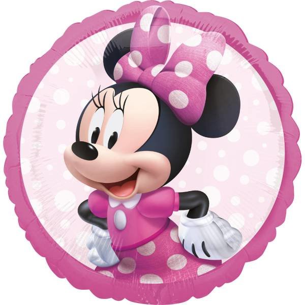 Folienballon Minnie Maus Forever D43cm pink