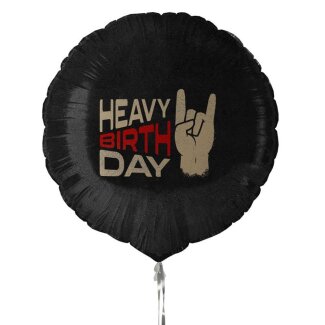 Folienballon Heavy Birthday