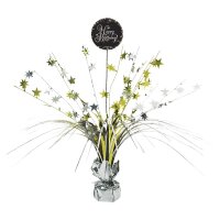 Tischdekoration 45cm Happy Birthday gold Sparkling...