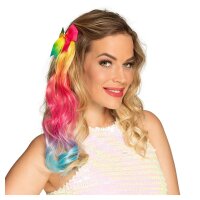 Haarverlängerung Regenbogen