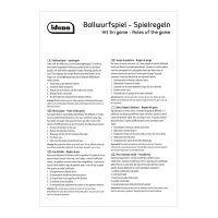 Idena Ballwurfspiel 10 Bechern und 3 Bällen