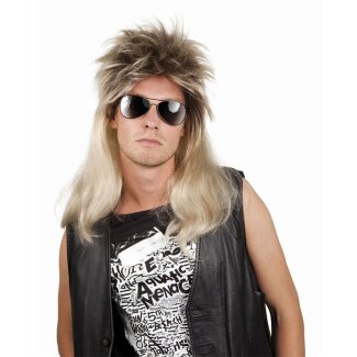Vokuhila Perücke Ryan blond