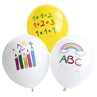 Luftballons Schulstart 27,5cm 6er