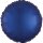 Folienballon rund D43cm Seidenglanz marineblau