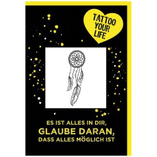 Temporäres Tattoo Traumfänger