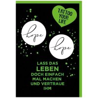 Temporäres Tattoo Hope