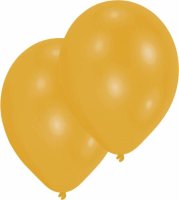Luftballons Metallic 27,5cm gold 10er