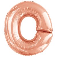 Folienballon Buchstabe O roségold 69,5x86cm